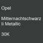 Preview: Opel, Mitternachtschwarz Ii Metallic, 30K.